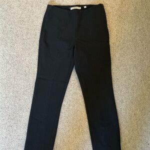 Vince Black Ponte Style Size Zipper Cropped Pants